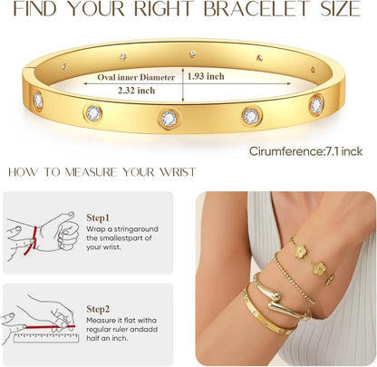 Chunky adjustable twist cuff gold plated bangle bracelet