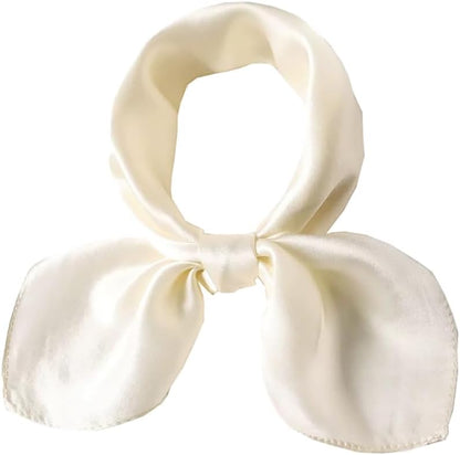 ANDANTINO 100% Mulberry Silk Square Scarf for Hair-25.6" X25.6'' Women Men Natural Silk Neckerchief Digital Printed Headscarf