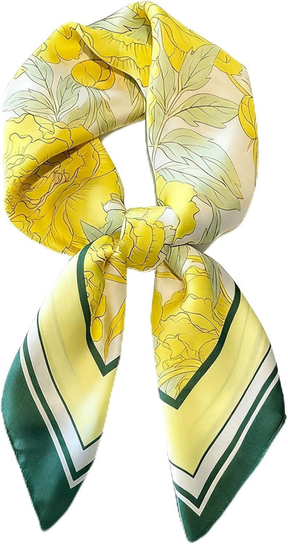 Satin Bandanas Head Scarf for Women Hair Scarves Accessories Lightweight Fashion Wrap Neck Silk Sleeping Headscarf