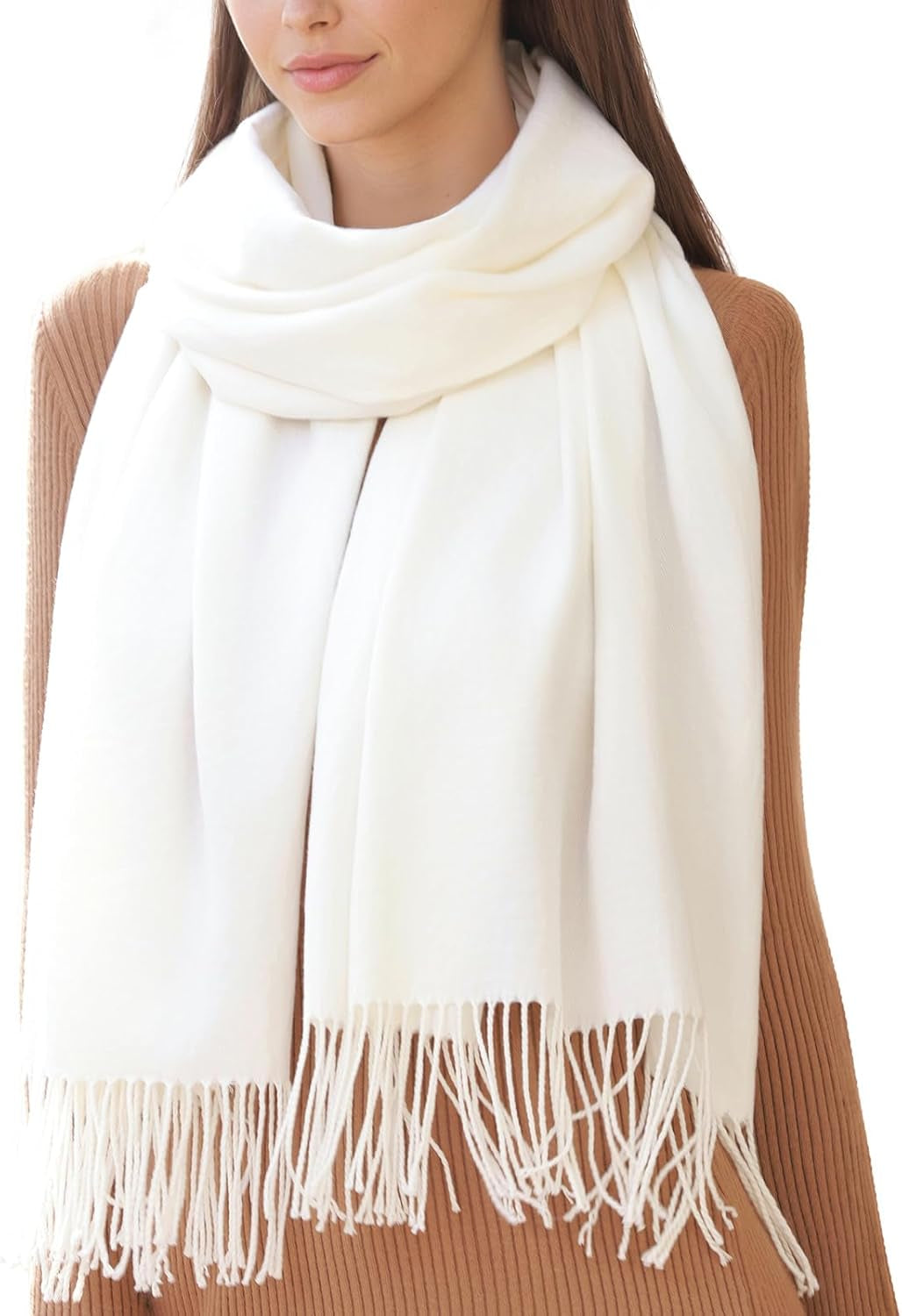 RIIQIICHY Scarf for Women Scarves and Wraps Winter Warm Pashmina Shawl for Cold Weather