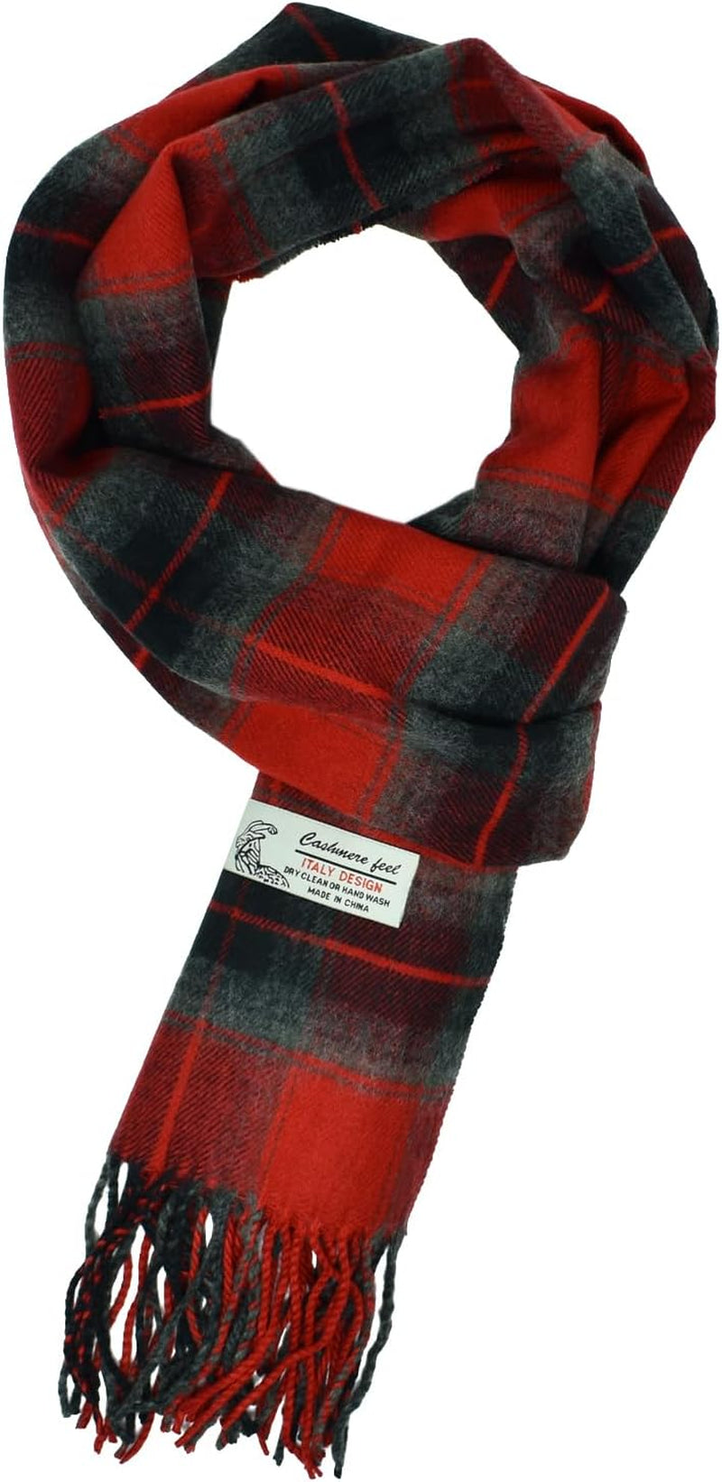 Glory Max Scottish Stewart Tartan Plaid Luxurious Winter Scarf Soft Cashmere Feel 72"X12"