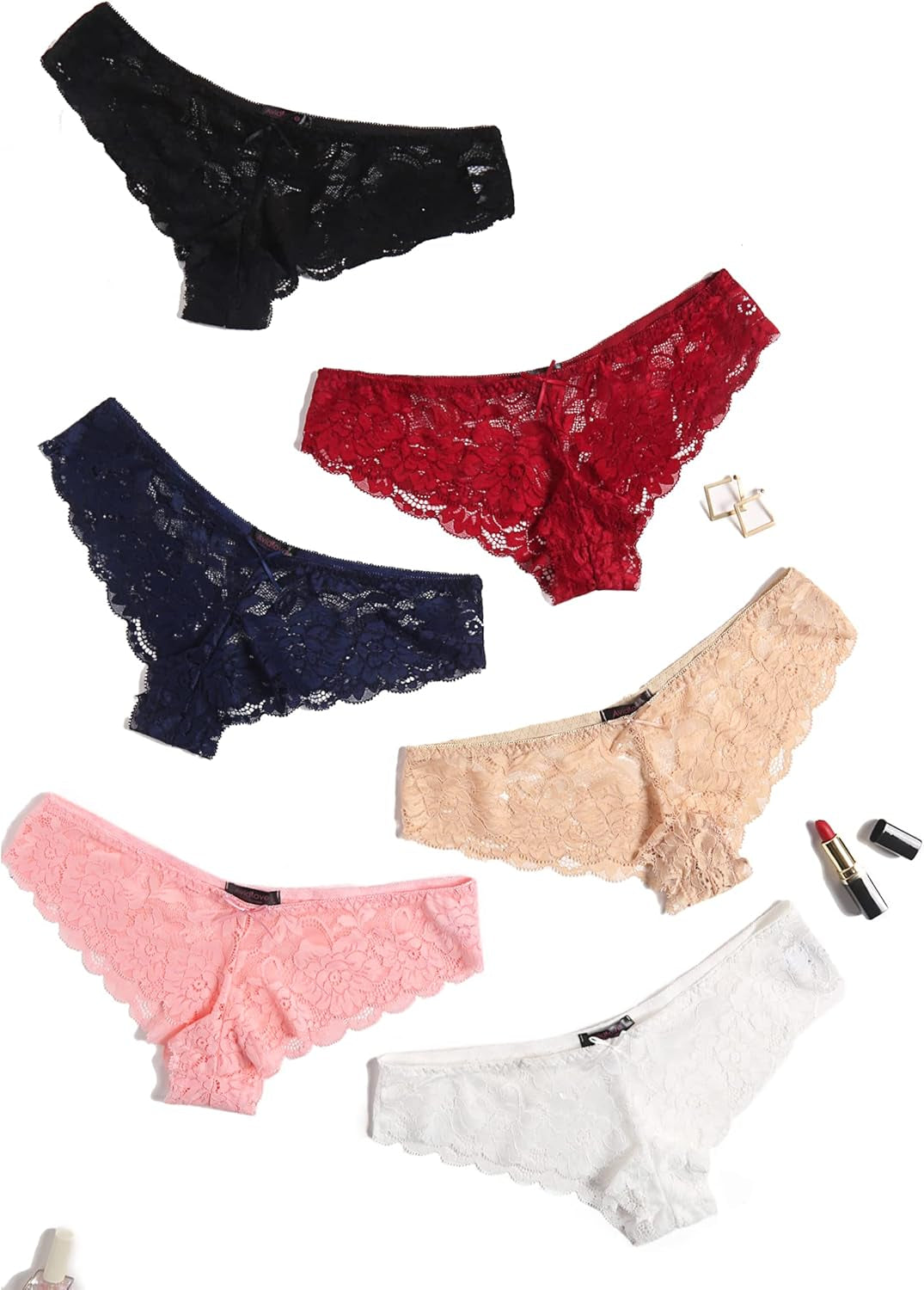 High quality lace fabric on Avidlove hipster panties