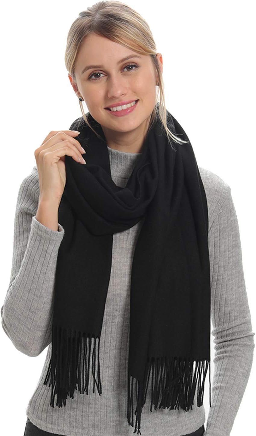 Genovega Women Pashmina Scarf,Evening Wedding Party Shawl Accessories Gift for Bridal