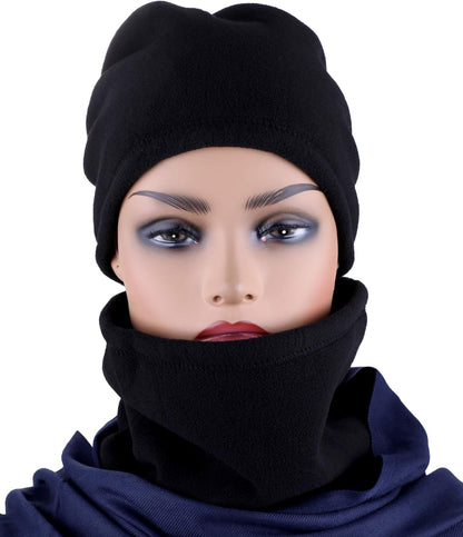 Tatuo Winter Neck Warmer Gaiter for Men Women Ski Fleece Winter Scarf Windproof Face Mask for Skiing Hiking Cycling