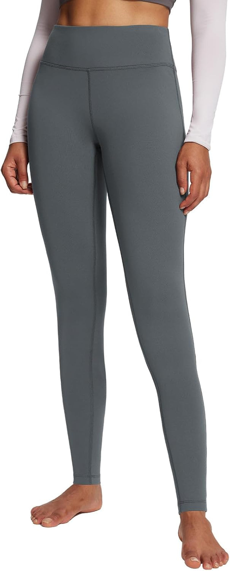 Baleaf Winter Clothing Women Leggings Fleece Lined Tights Thermal Warm Thick Cold Weather Gear 1 Pockets