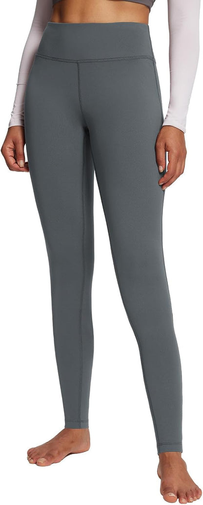 Baleaf Winter Clothing Women Leggings Fleece Lined Tights Thermal Warm Thick Cold Weather Gear 1 Pockets