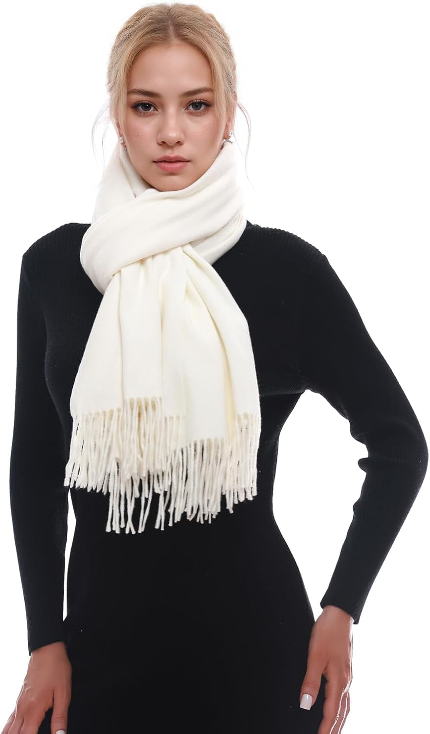 RIIQIICHY Scarf for Women Scarves and Wraps Winter Warm Pashmina Shawl for Cold Weather