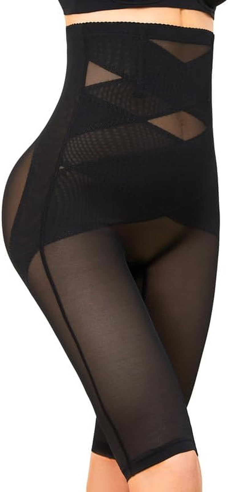 SIMIYA high waist compression shapewear front view with tummy control design