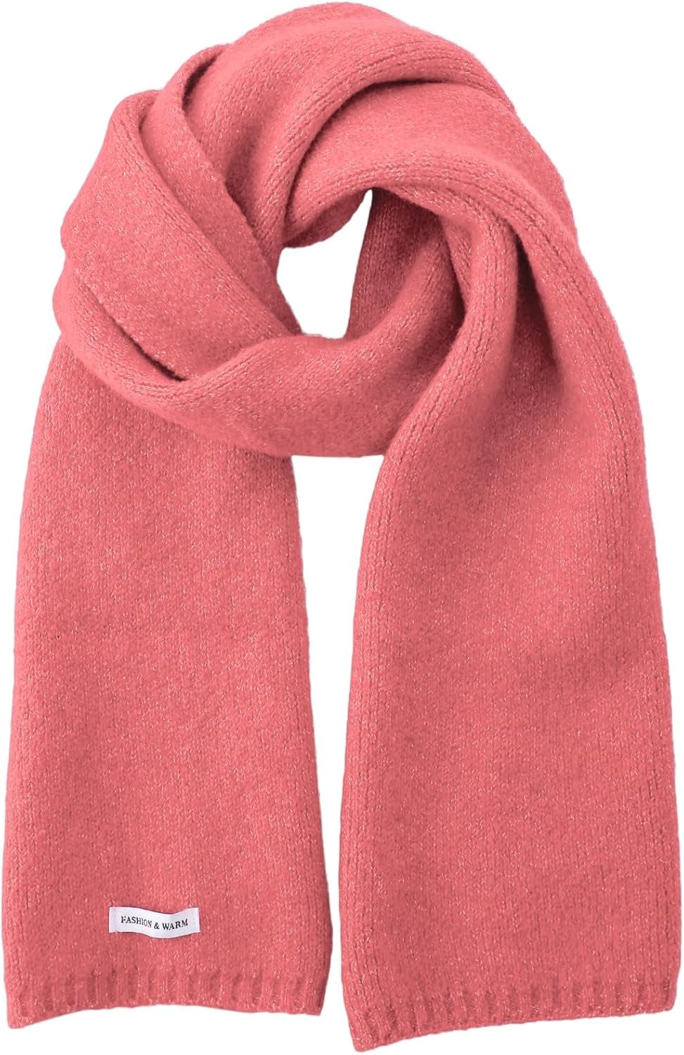 Trifabricy Winter Scarf for Women - Womens Warm Knit Scarf Soft Wrap for Cold Weather Winter Scarfs Fashion Solid Scarves