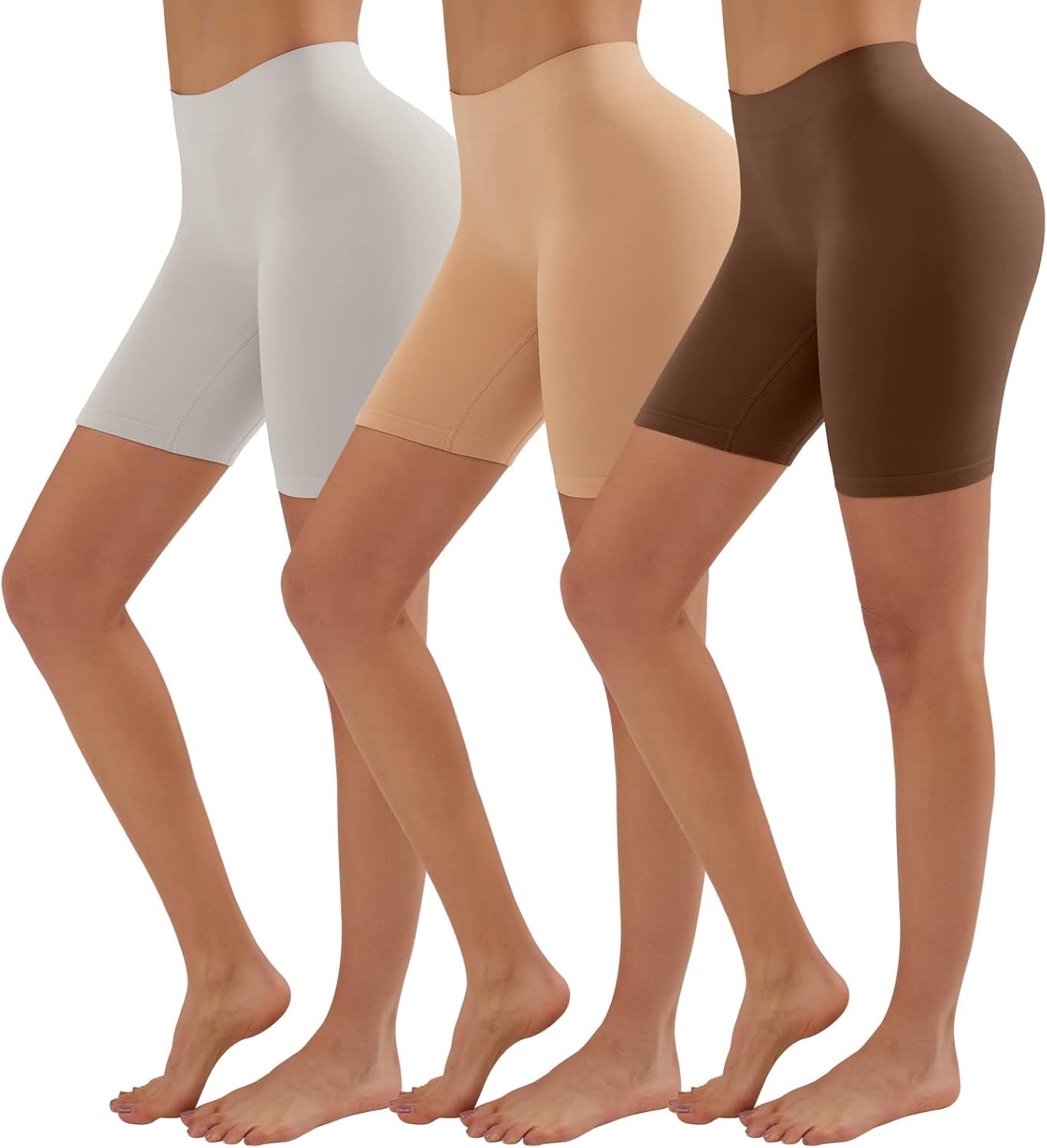 YADIFEN Slip Shorts for under Dresses Women Seamless anti Chafing Underwear Shaping Boyshort Smooth Thigh Biker Short Panties