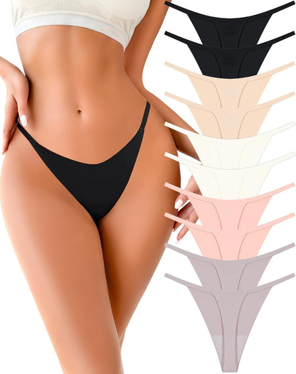 No-show thong panties designed for invisibility