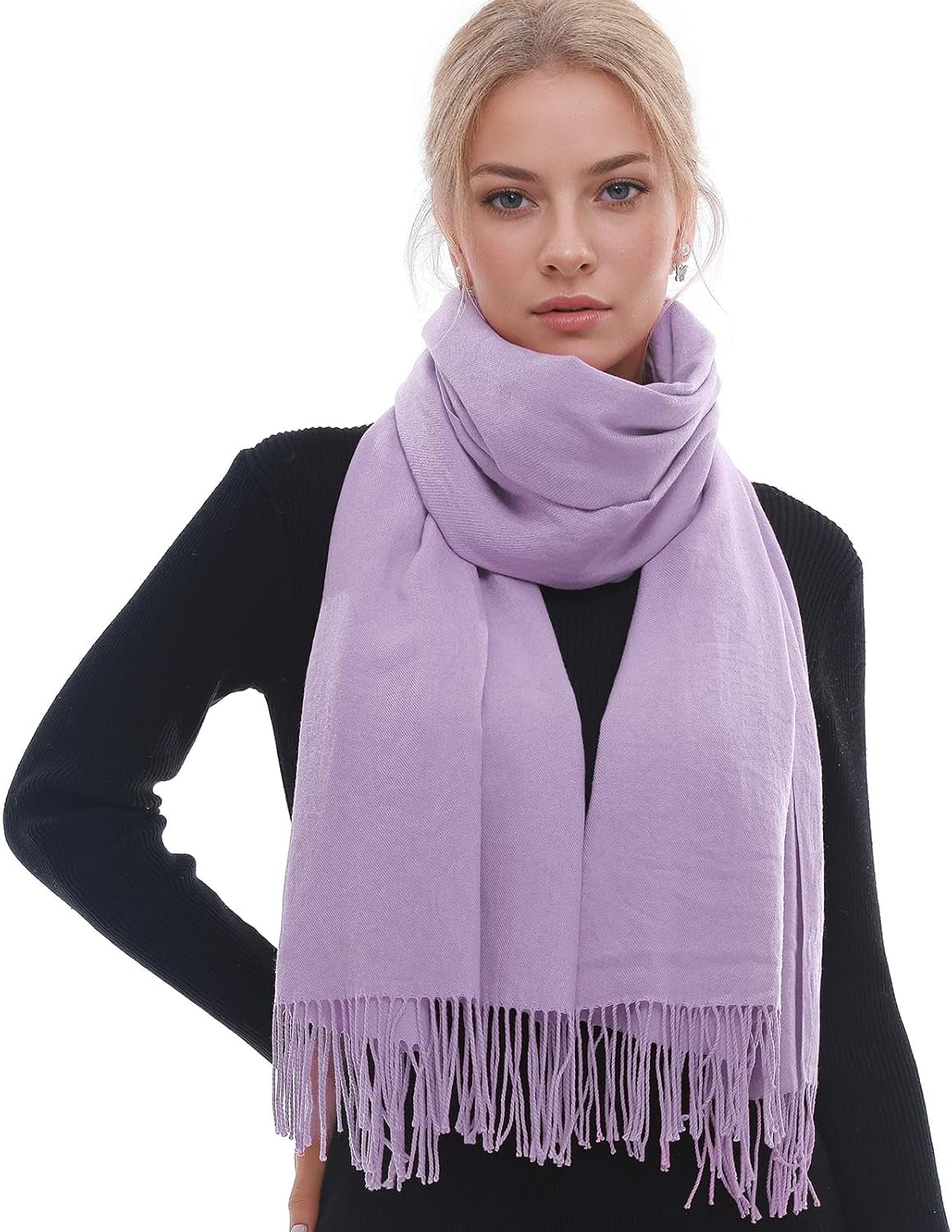 RIIQIICHY Scarf for Women Scarves and Wraps Winter Warm Pashmina Shawl for Cold Weather