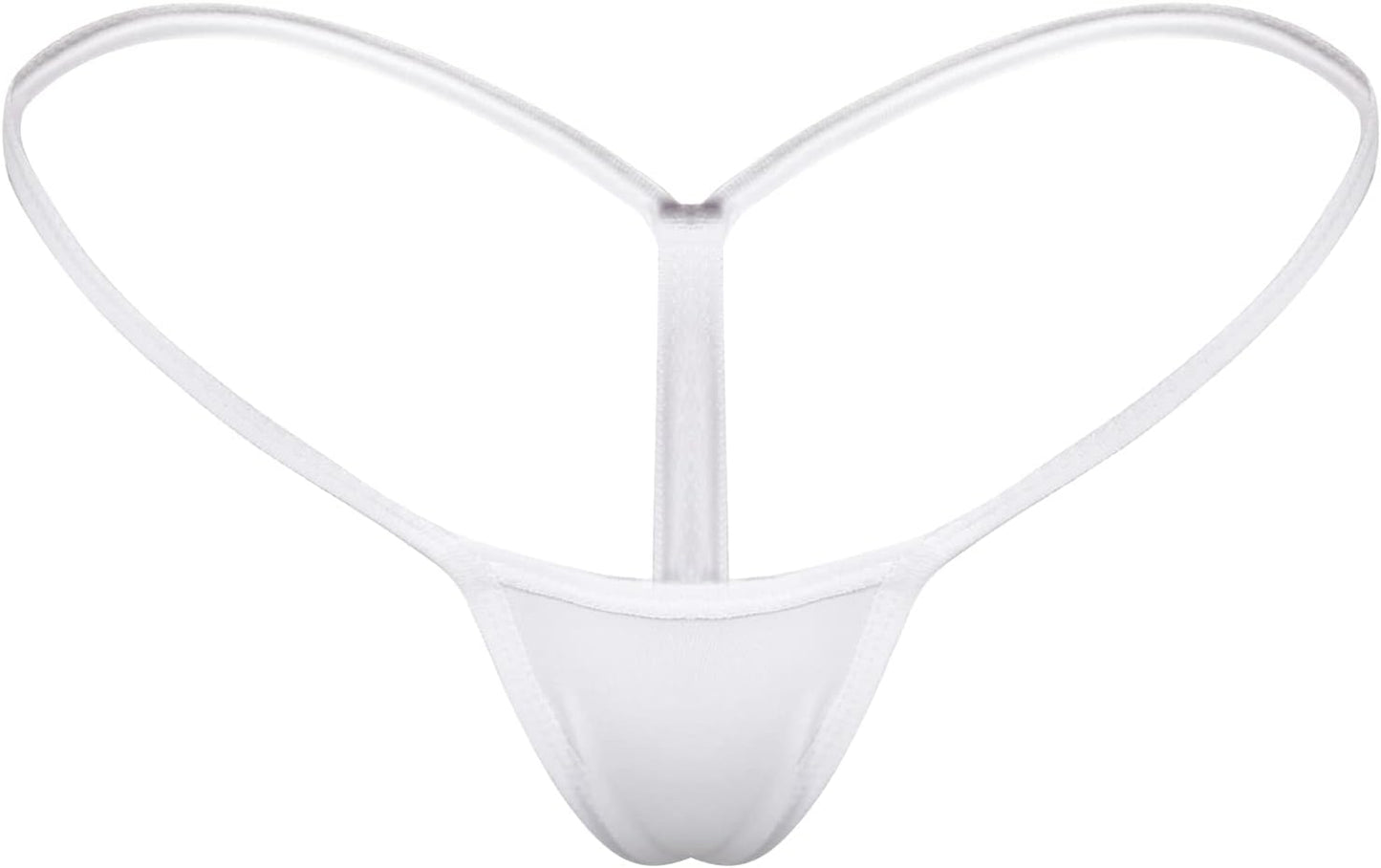 Low-rise micro thong panties showing minimal coverage design