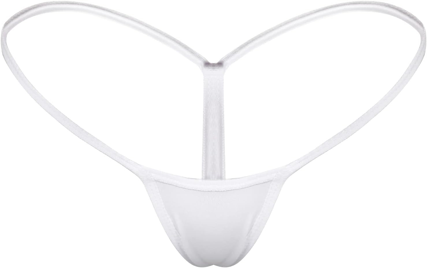Low-rise micro thong panties showing minimal coverage design