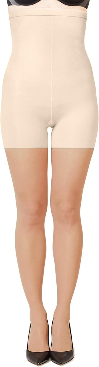 Sheer tummy control sheers in various nude tone options