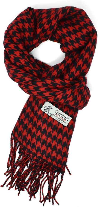 Glory Max Scottish Stewart Tartan Plaid Luxurious Winter Scarf Soft Cashmere Feel 72"X12"