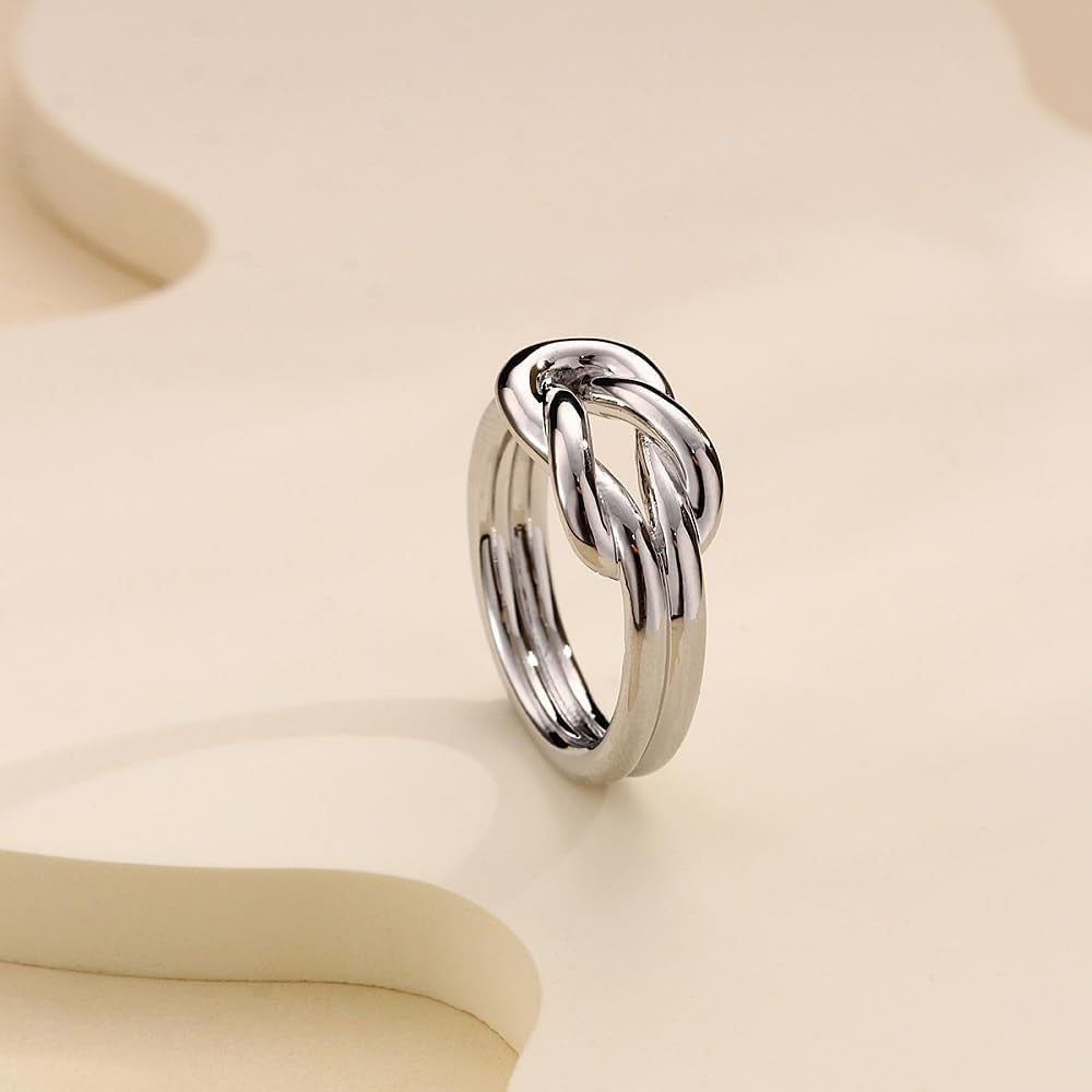 Double line scarf buckle ring on shawl wrap