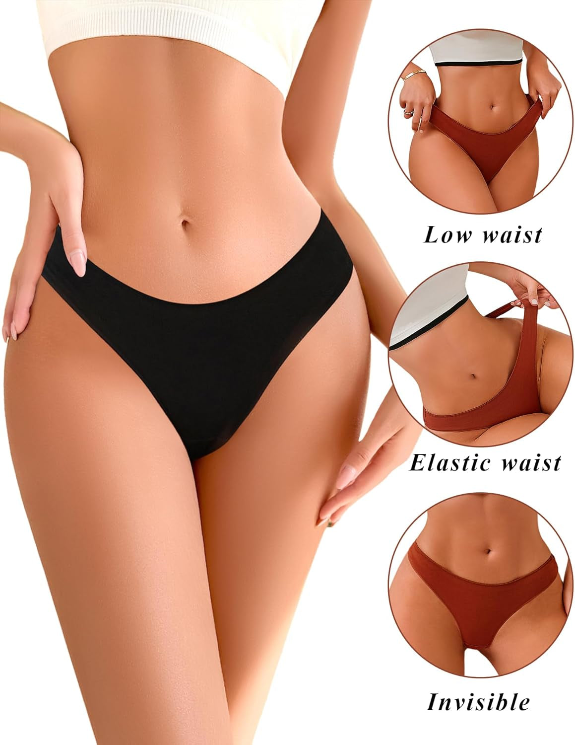 Breathable women's panties in neutral shades
