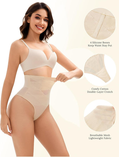 Tummy control girdle for women front panel technology detail