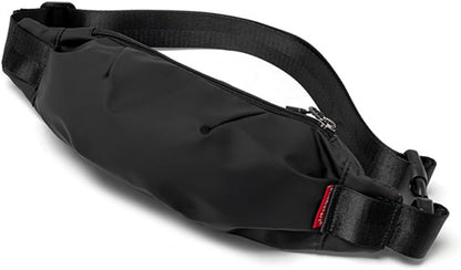 Compact crossbody sling bag showing interior organization pockets