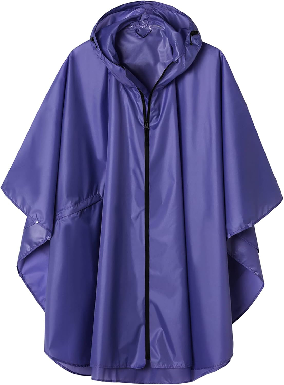 Saphirose Unisex Rain Poncho Waterproof Raincoat Hooded for Adults Women with Pockets
