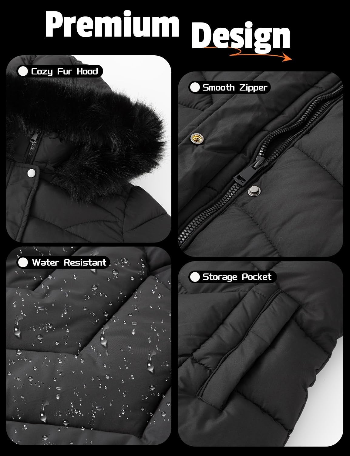 Battery pack and control panel for women's heated jacket