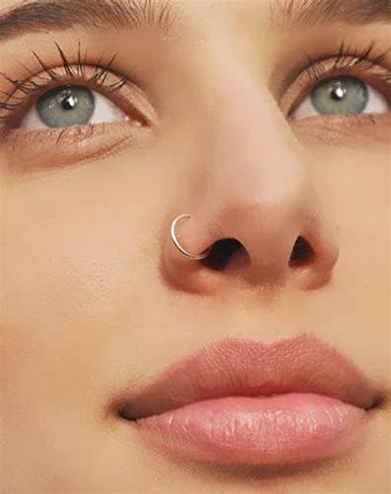 Longita Magnetic Nose Rings - Fake Septum Ring & Hoop Studs for Women