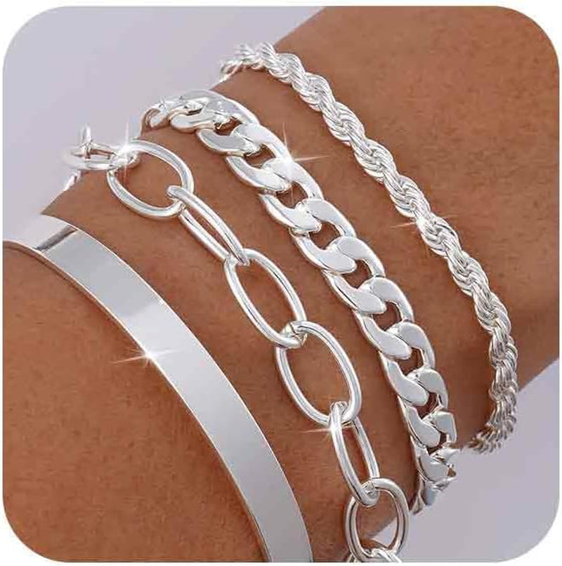 Gold filled bangles jewelry gift set display