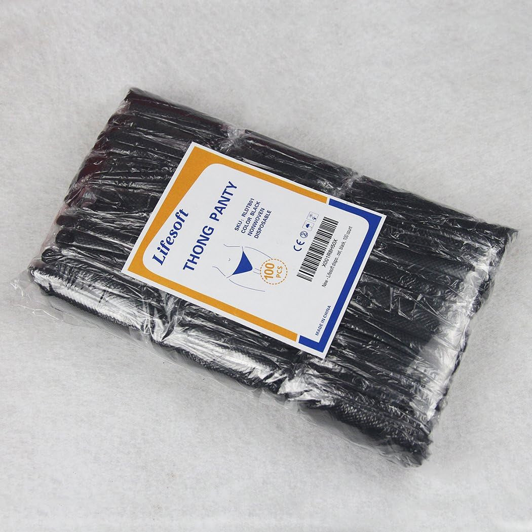 Individually wrapped disposable thong panties convenient travel size