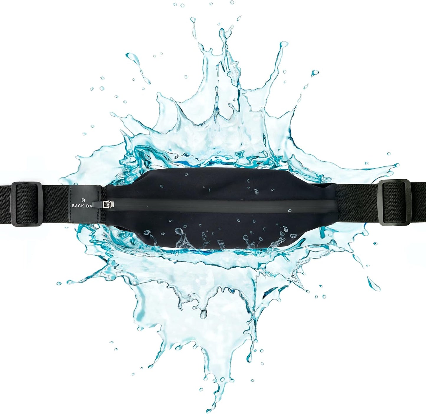 Back Bay running belt worn around waist on male runner