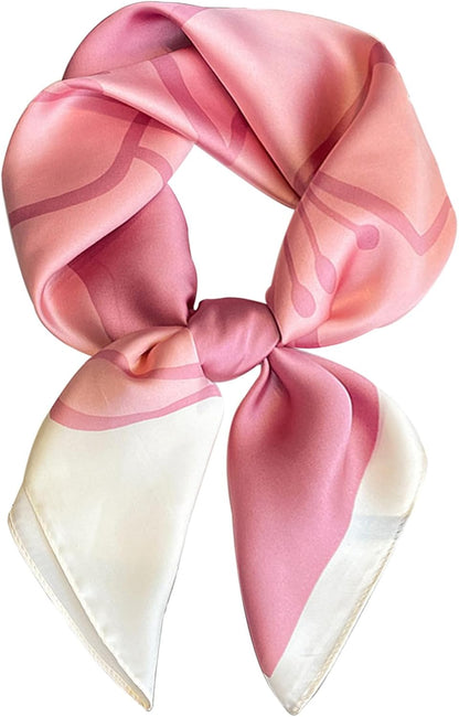Satin Bandanas Head Scarf for Women Hair Scarves Accessories Lightweight Fashion Wrap Neck Silk Sleeping Headscarf