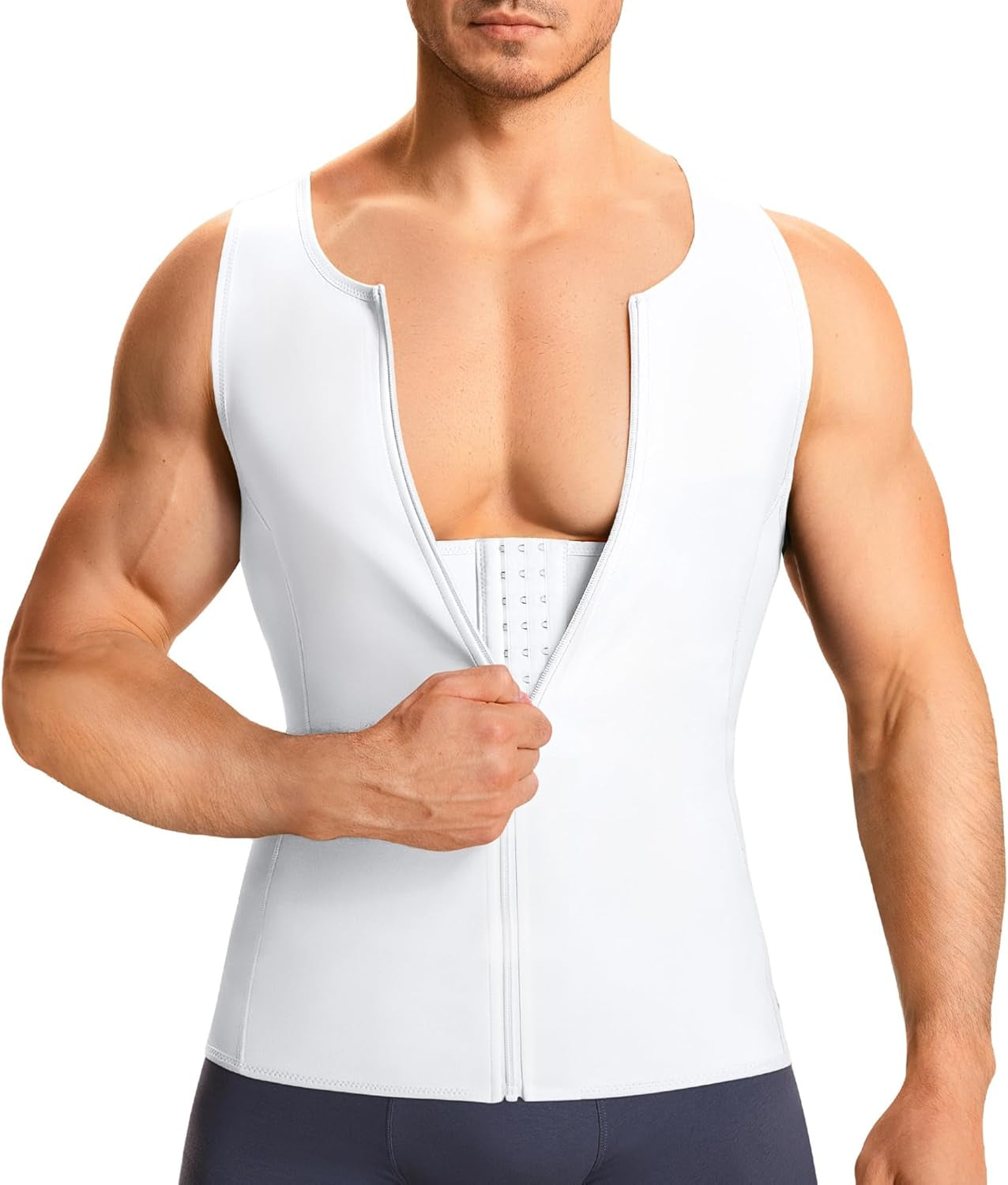 Compression shirt sizing chart and fit guide for men