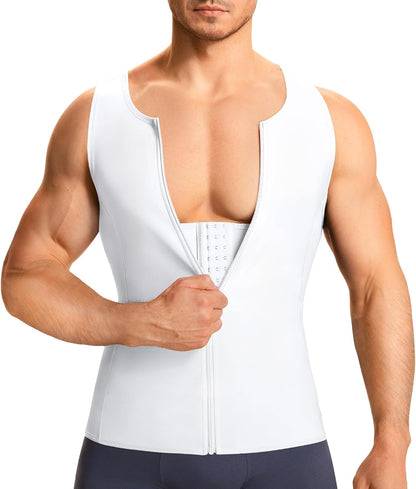 Compression shirt sizing chart and fit guide for men