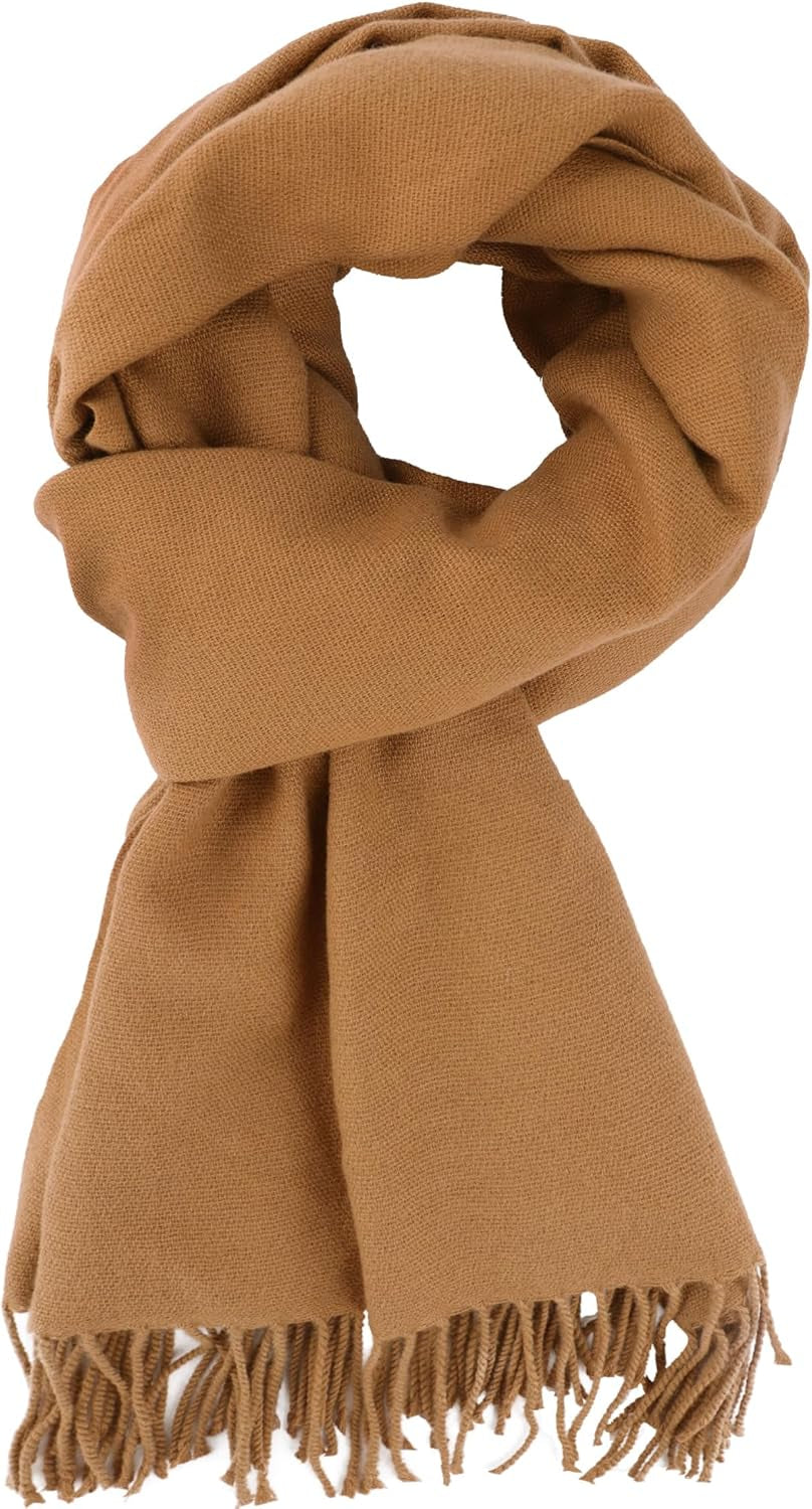 Winter Scarf for Women Men Cold Weather - Soft Warm Shawls Scarves with Tassels(78.7''*26.8'')