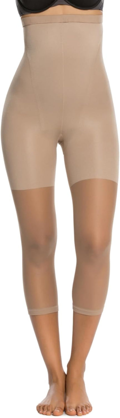 SPANX Original high-waisted footless sheers in nude tone