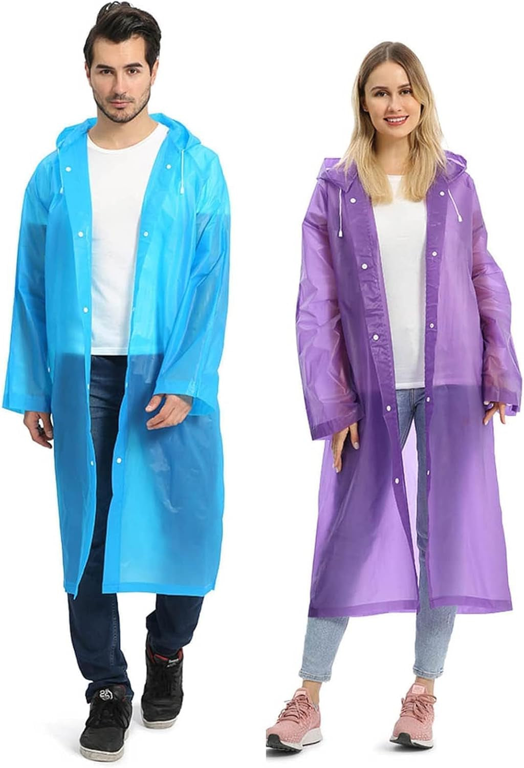 Durable EVA rain gear for men and women multiple colors