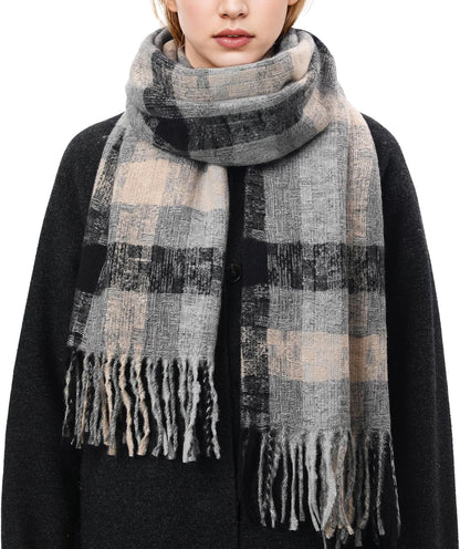 Winter Scarf for Women, Fashion Long Blanket Scarf Soft Feel Women'S Scarves & Wraps