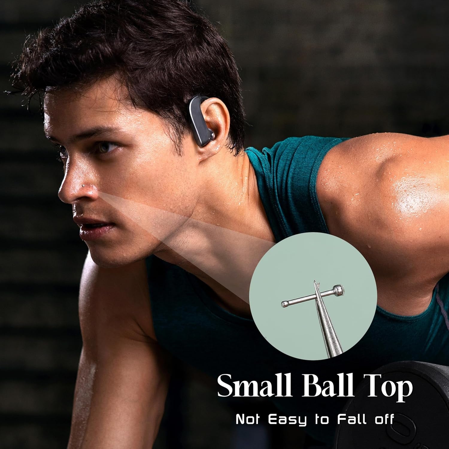 Jstyle 60Pcs Hypoallergenic Stainless Steel Nose Studs for Women Men Sparkly CZ Small 22G Nose Studs Rings Piercing Body Jewelry 1.5Mm 2Mm 2.5Mm