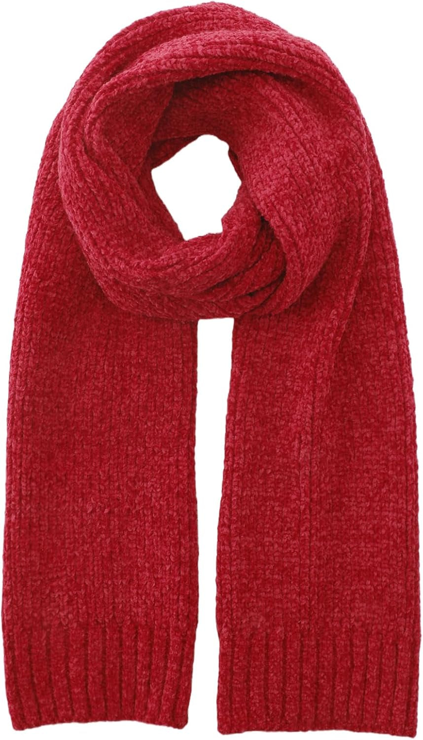 Pleneal Scarf for Women,Soft Chenille Winter Scarves, Womens Warm Thick Scarf for Cold Weather