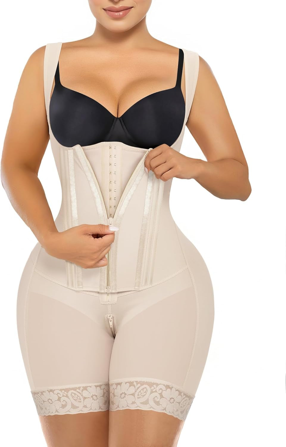 SHAPERX colombian shapewear hourglass effect demonstration