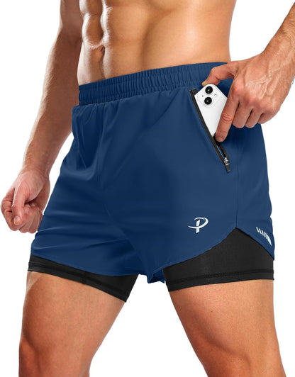 Black athletic shorts flat lay product shot