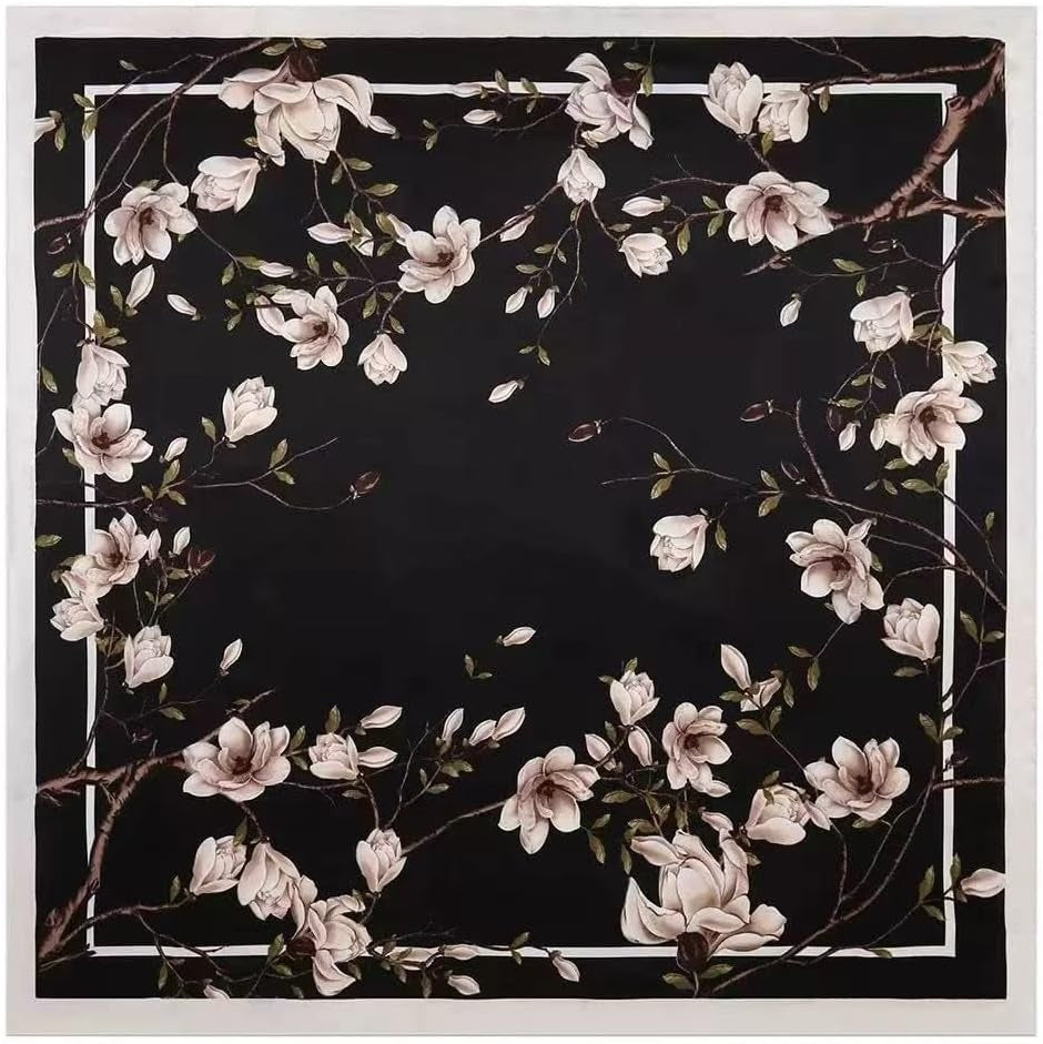 Julunar Silk like Head Scarf for Women - Satin Large Hair Scarves - 35" Square Silk Hair Wrap for Sleeping with Gift Packed