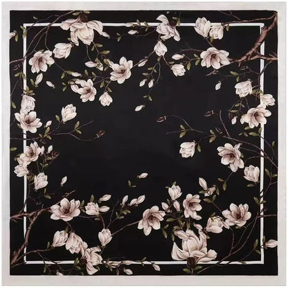 Julunar Silk like Head Scarf for Women - Satin Large Hair Scarves - 35" Square Silk Hair Wrap for Sleeping with Gift Packed