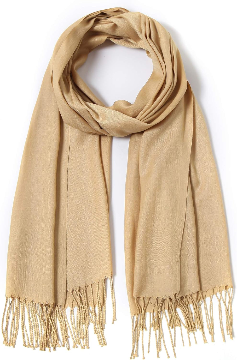 Cindy & Wendy Pashmina Shawls and Wraps Large Scarfs for Women Wedding Party Bridal Long Fashion Solid Shawl Wrap Fringes