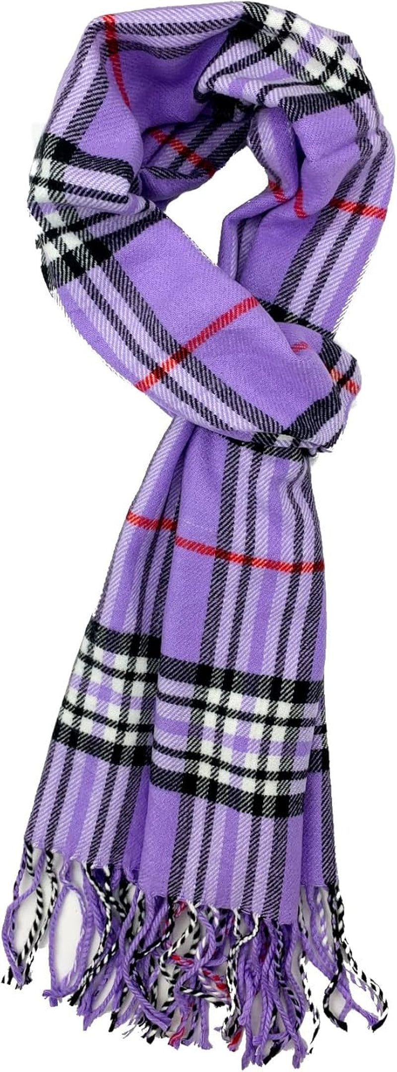 Plum Feathers Super Soft Luxurious Cashmere Feel Unisex for Men and Women Winter Scarf