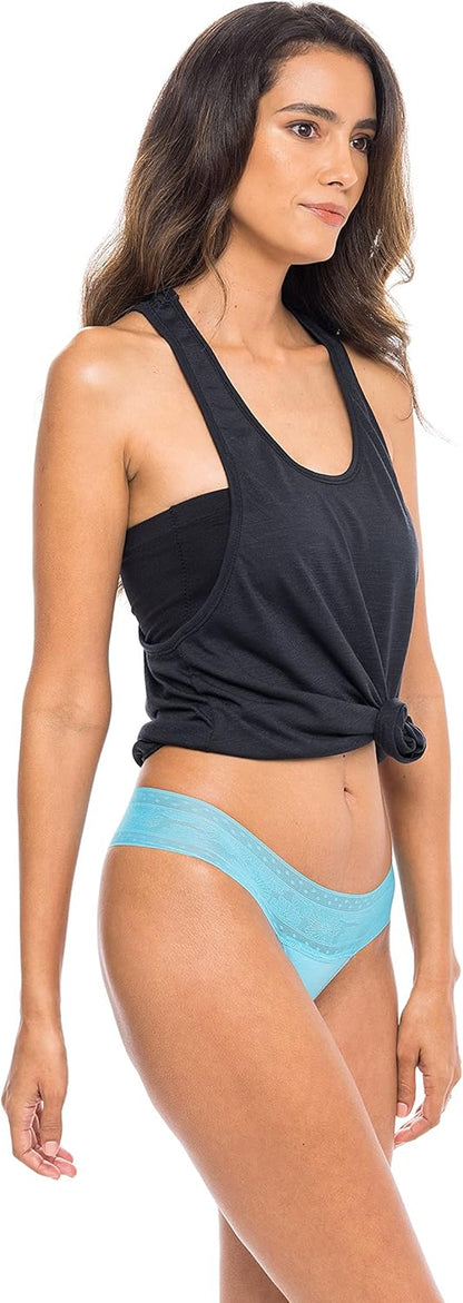 Sexy Basics women's thong panties front view display