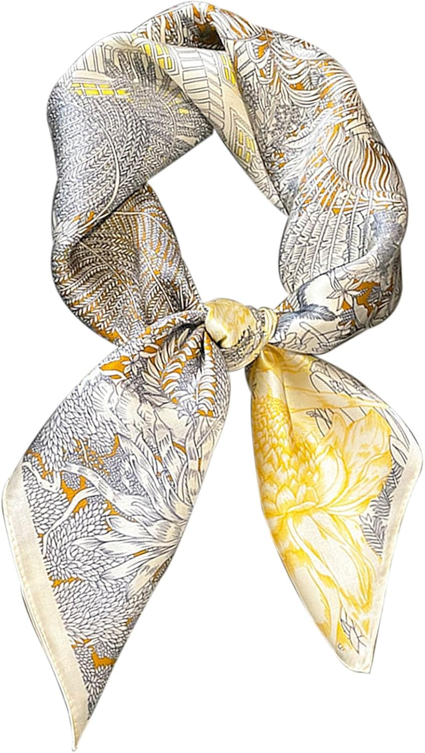 Satin Bandanas Head Scarf for Women Hair Scarves Accessories Lightweight Fashion Wrap Neck Silk Sleeping Headscarf