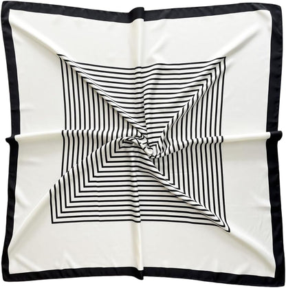 Julunar Silk like Head Scarf for Women - Satin Large Hair Scarves - 35" Square Silk Hair Wrap for Sleeping with Gift Packed