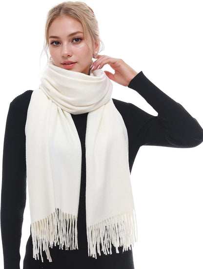 RIIQIICHY Scarf for Women Scarves and Wraps Winter Warm Pashmina Shawl for Cold Weather