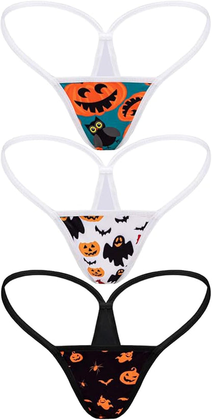 ETAOLINE Women'S Low Rise Micro Back G-String Tiny Thong Panty